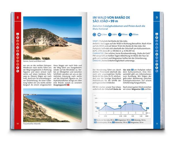 Produktbild: KOMPASS Wanderf&uuml;hrer Algarve mit Fernwanderweg Via Algarviana, 64 Touren / Etappen