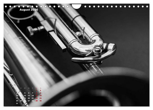Produktbild: Trompete - Close up (Wandkalender 2026 DIN A4 quer), CALVENDO Monatskalender