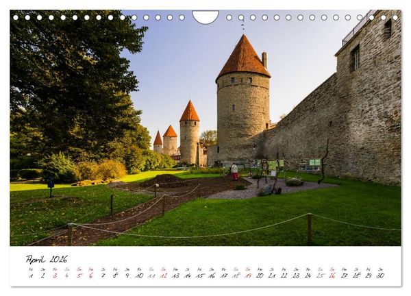 Produktbild: Tallinn Altstadt (Wandkalender 2026 DIN A4 quer), CALVENDO Monatskalender