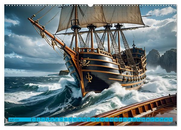 Produktbild: Erinnerungen an das Meer. Die Schifffahrt von einst (Wandkalender 2026 DIN A2 quer), CALVENDO Monatskalender