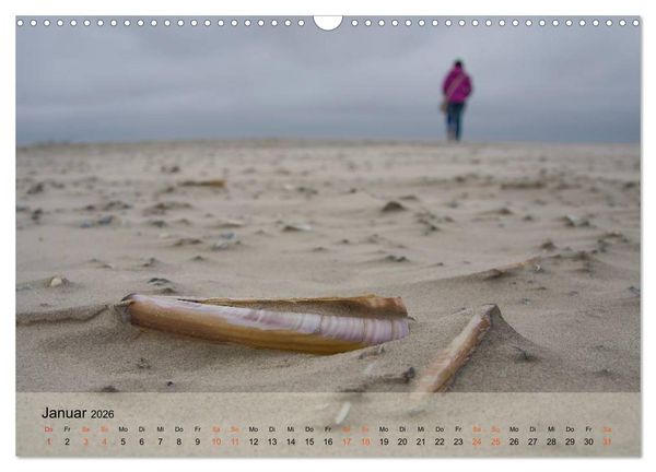 Produktbild: am strand von SANKT PETER-ORDING (Wandkalender 2026 DIN A3 quer), CALVENDO Monatskalender