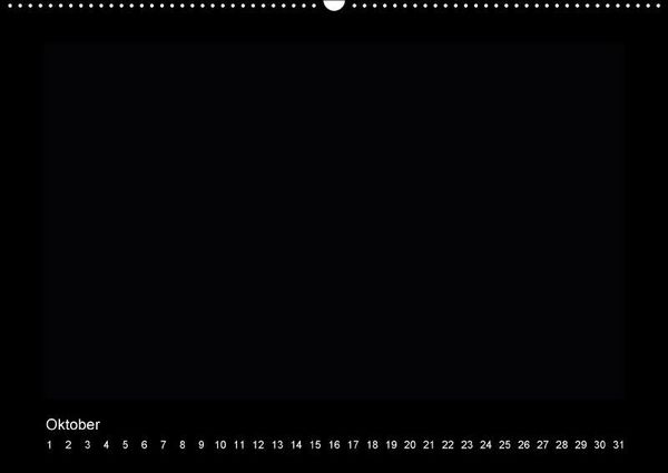 Produktbild: Geburtstags - Bastelkalender - Schwarz (Wandkalender immerw&auml;hrend DIN A2 quer)
