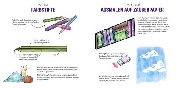 Colorful Secrets - Magische Welten auf Zauberpapier