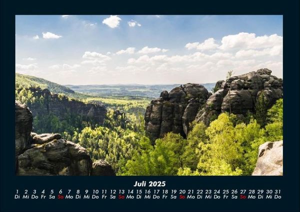 Produktbild: Landschaftskalender 2025 Fotokalender DIN A4