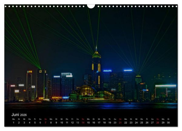 Produktbild: Hongkong (Wandkalender 2026 DIN A3 quer), CALVENDO Monatskalender