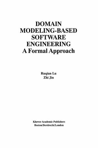 Produktbild: Domain Modeling-Based Software Engineering