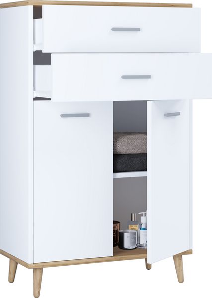 Produktbild: Holz Highboard Kommode Schublade Lindas