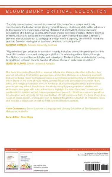 Produktbild: Critical Literacies, the Early Years of Schooling, and Teaching First Nations Perspectives