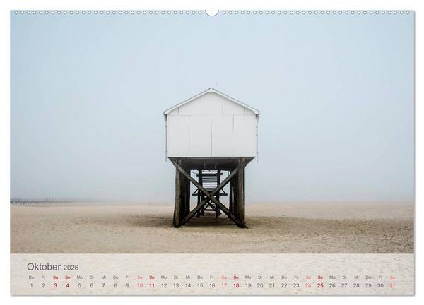 Produktbild: St. Peter-Ording durch die Jahreszeiten (Wandkalender 2026 DIN A2 quer), CALVENDO Monatskalender