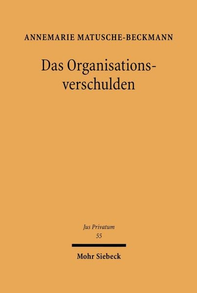 Produktbild: Das Organisationsverschulden