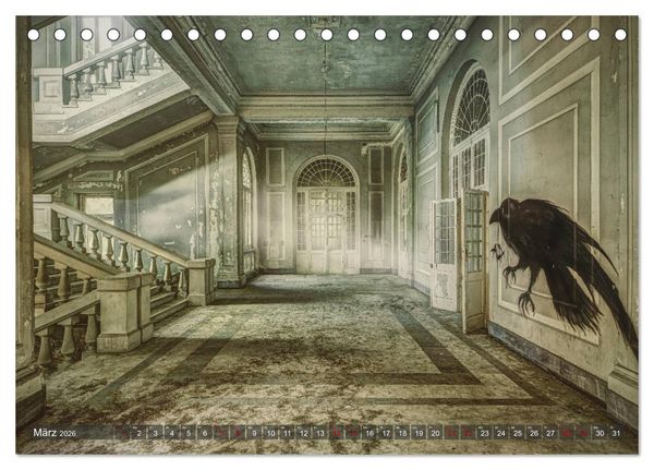 Produktbild: Ruinen Romantik (Tischkalender 2026 DIN A5 quer), CALVENDO Monatskalender