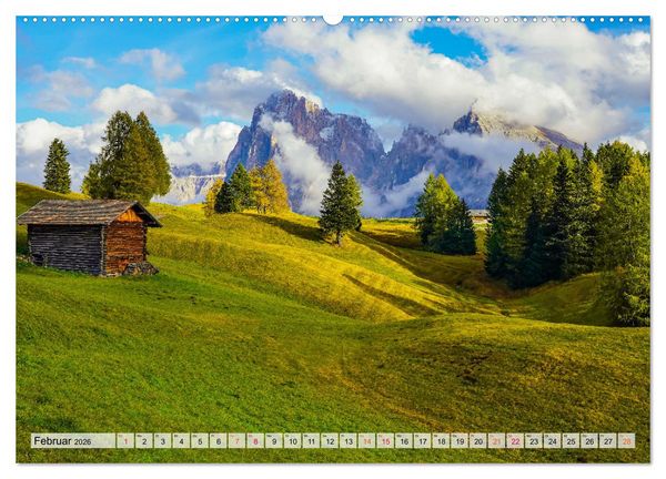 Produktbild: S&uuml;dtirol Impressionen (Wandkalender 2026 DIN A2 quer), CALVENDO Monatskalender