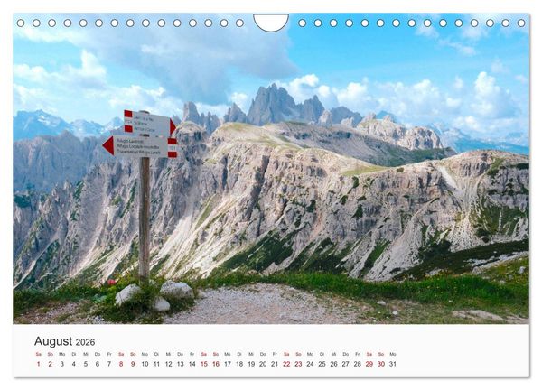 Produktbild: Die sch&ouml;nsten Orte in Italien. (Wandkalender 2026 DIN A4 quer), CALVENDO Monatskalender