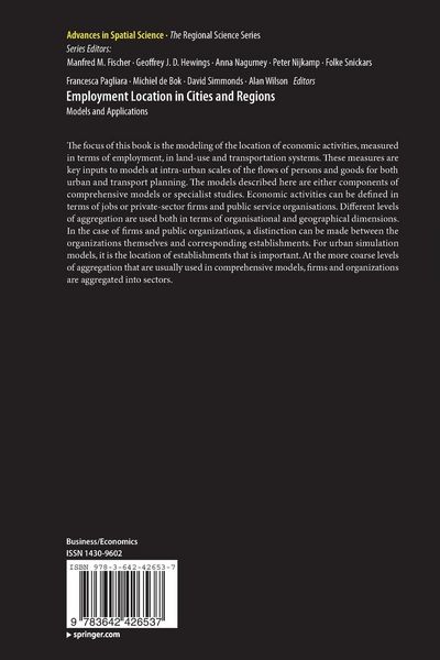 Produktbild: Employment Location in Cities and Regions