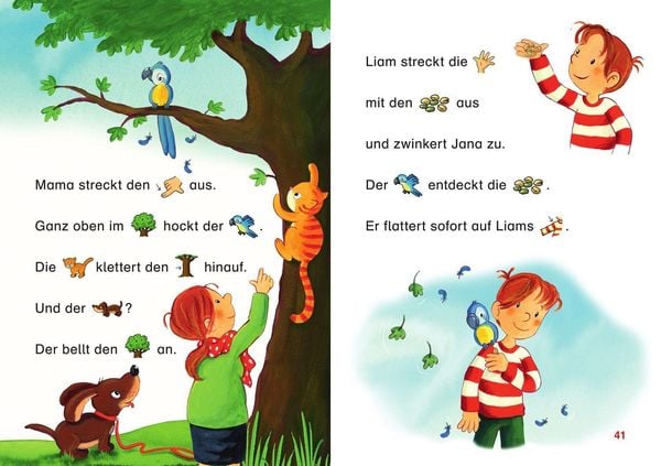 Produktbild: Duden Leseprofi – Mit Bildern lesen lernen: Verrückte Tiergeschichten