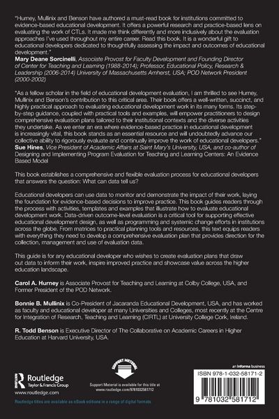 Produktbild: Evaluating Educational Development