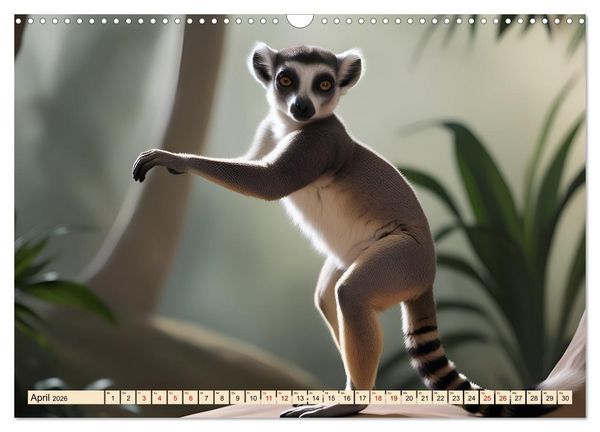 Produktbild: Tiere dieser Welt - Niedliche Tiere in witzigen Momenten (Wandkalender 2026 DIN A3 quer), CALVENDO Monatskalender