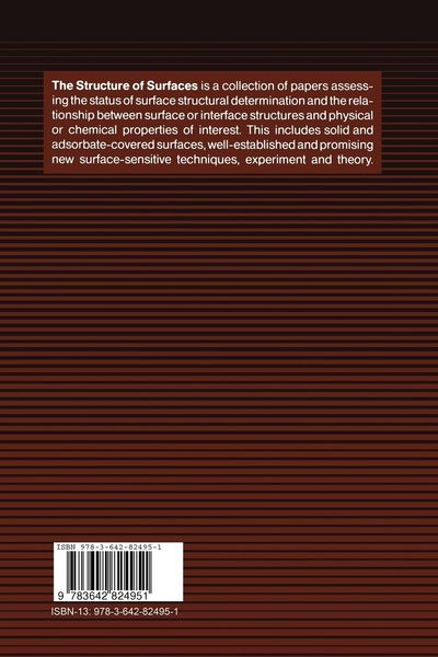 Produktbild: The Structure of Surfaces
