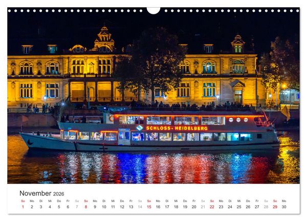 Produktbild: D&auml;mmerung in der Metropolregion Rhein-Neckar (Wandkalender 2026 DIN A3 quer), CALVENDO Monatskalender