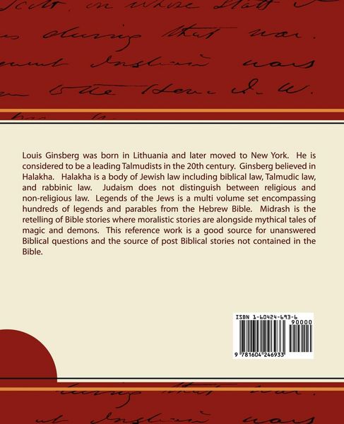 Produktbild: The Legends of the Jews - Volume 1