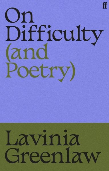 Produktbild: On Difficulty (and Poetry)