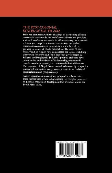 Produktbild: The Post-Colonial States of South Asia