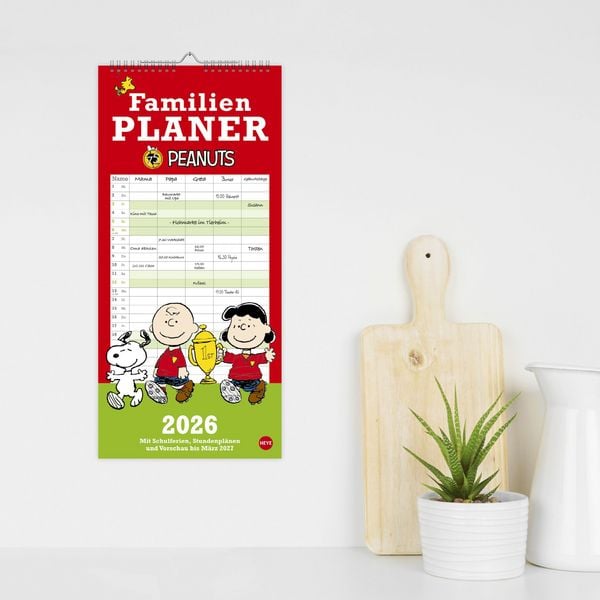 Produktbild: Peanuts Familienplaner 2026