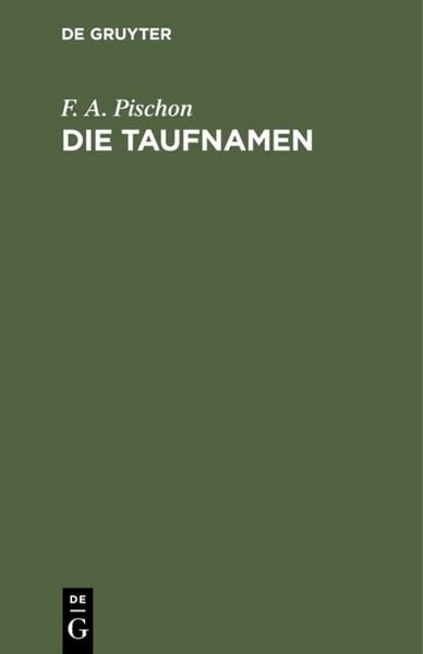 Produktbild: Die Taufnamen