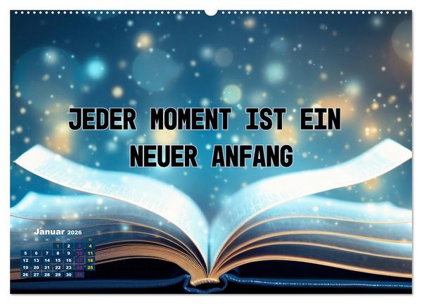 Produktbild: Work - Life - Balance - unterwegs mit coolen Spr&uuml;chen (Wandkalender 2026 DIN A2 quer), CALVENDO Monatskalender