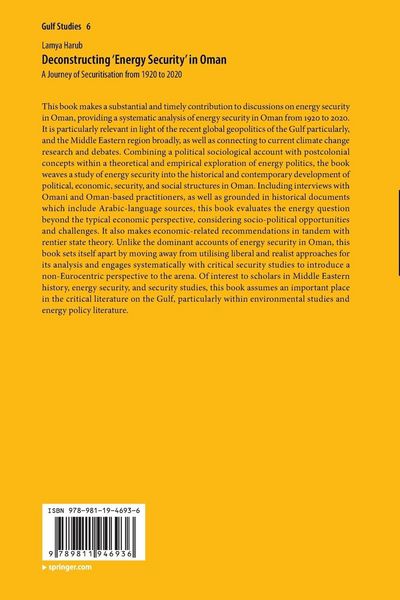 Produktbild: Deconstructing &lsquo;Energy Security&rsquo; in Oman