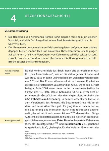 Produktbild: Ruhm von Daniel Kehlmann