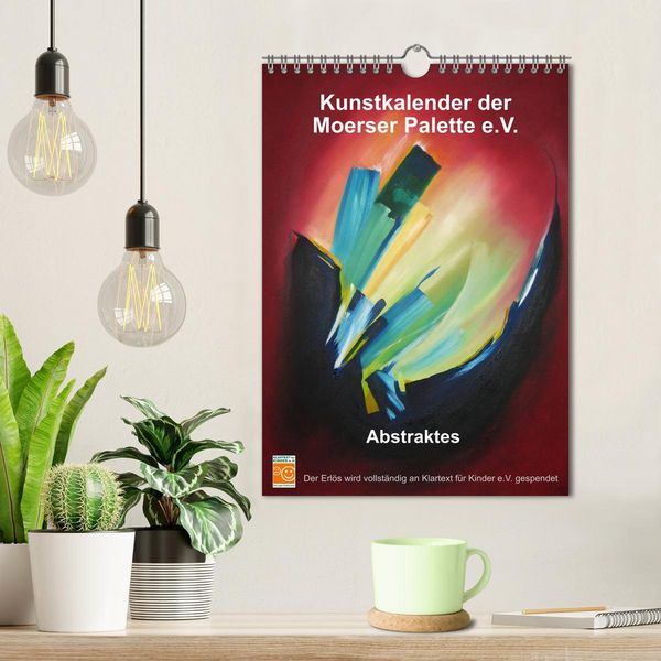 Produktbild: Kunstkalender der Moerser Palette e.V. - Abstraktes (Wandkalender 2026 DIN A4 hoch), CALVENDO Monatskalender