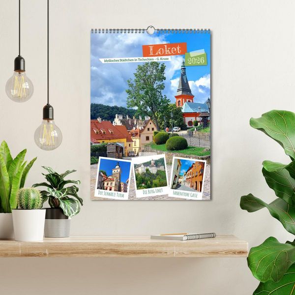 Produktbild: Loket - Idyllisches St&auml;dtchen in Tschechien (Wandkalender 2026 DIN A3 hoch), CALVENDO Monatskalender