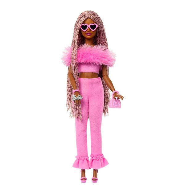 Produktbild: Barbie Deluxe Style Puppe -geflochtene Zöpfe