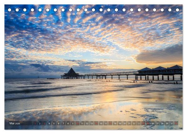Produktbild: Stimmungsvolle Ostseek&uuml;ste 2026 (Tischkalender 2026 DIN A5 quer), CALVENDO Monatskalender