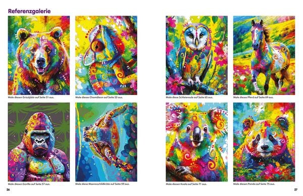 Produktbild: Pop Art Animals - Ausmalbuch