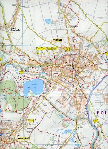 Produktbild: Publicpress Wanderkarte Naturpark Zittauer Gebirge 1:25.000