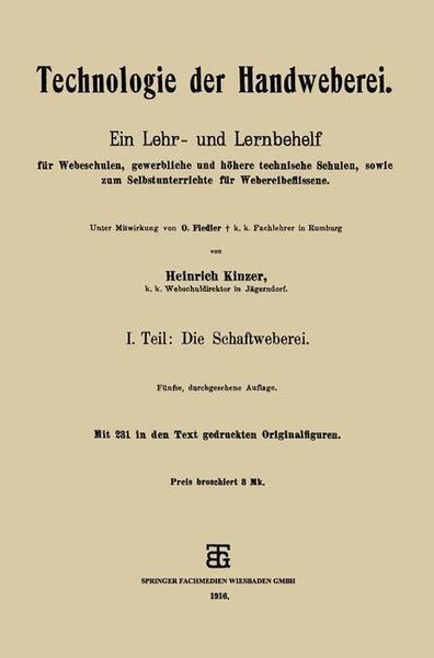 Technologie der Handweberei
