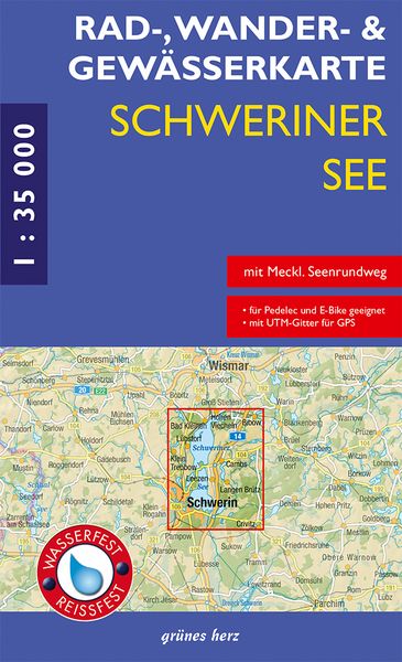 Produktbild: Rad-, Wander- und Gew&auml;sserkarte Schweiner See