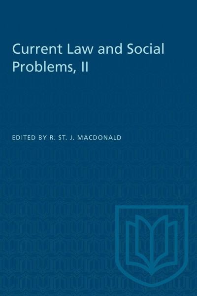 Produktbild: Current Law and Social Problems, II