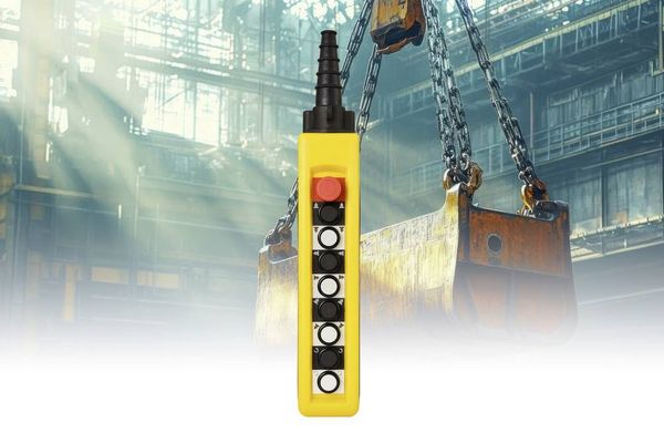 Produktbild: TRU COMPONENTS TC-13599192 TC-A8913 H&auml;ngetaster mit NOT-Aus-Schalter 1St.
