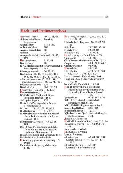 Produktbild: Abc und andere Irrt&uuml;mer &uuml;ber Orthographie, Rechtschreiben, LRS/Legasthenie