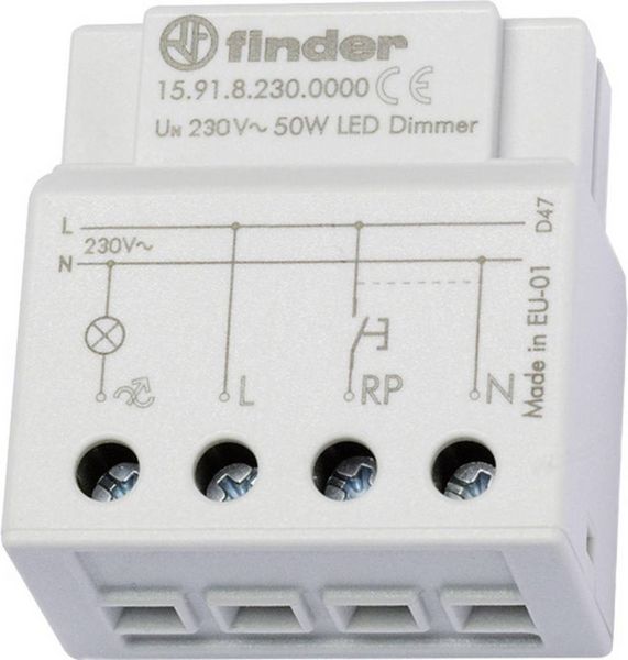 Produktbild: Finder Dimmer Auf-/Unterputz 15.91.8.230.0000 230 V/AC 1St.