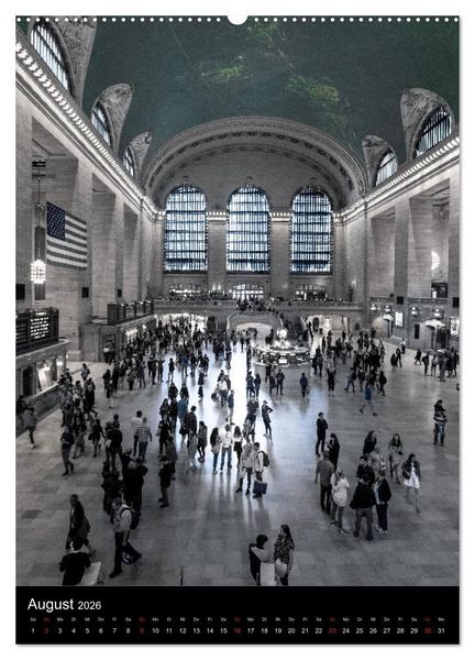 Produktbild: New York City - Color Glow Edition (hochwertiger Premium Wandkalender 2026 DIN A2 hoch), Kunstdruck in Hochglanz