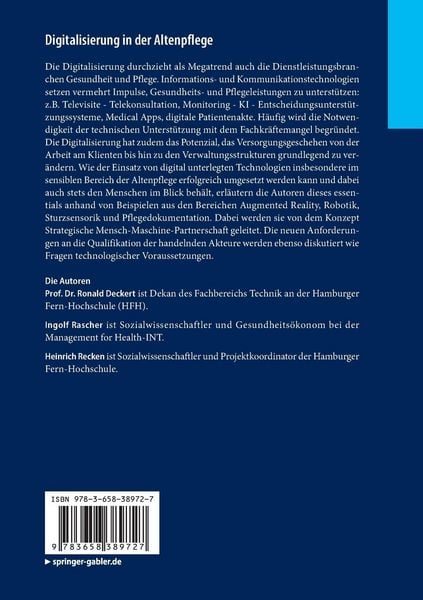 Produktbild: Digitalisierung in der Altenpflege