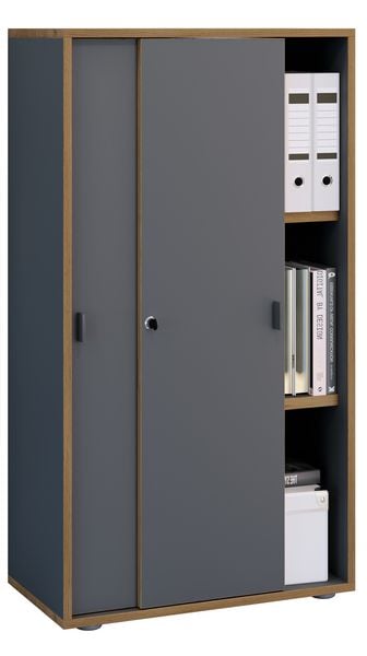 Produktbild: B&uuml;roschrank Aktenschrank Schiebet&uuml;ren Salia 3fach