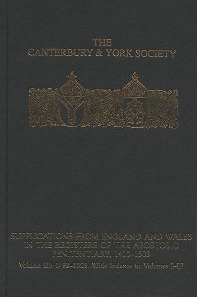 Produktbild: Supplications from England and Wales in the Registers of the Apostolic Penitentiary, 1410-1503