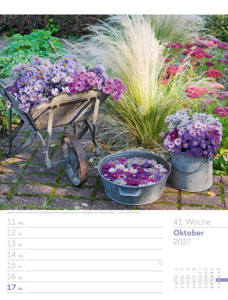 Produktbild: Gartengl&uuml;ck Wochenplaner Kalender 2027