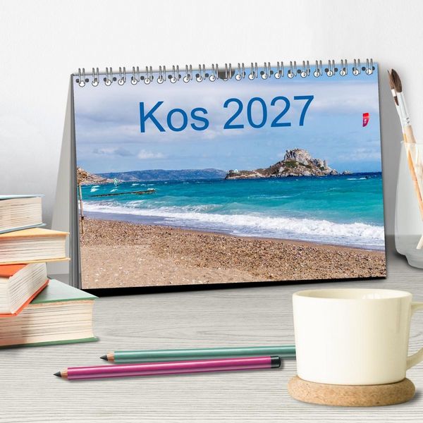 Produktbild: Kos 2027 (Tischkalender 2027 DIN A5 quer), CALVENDO Monatskalender