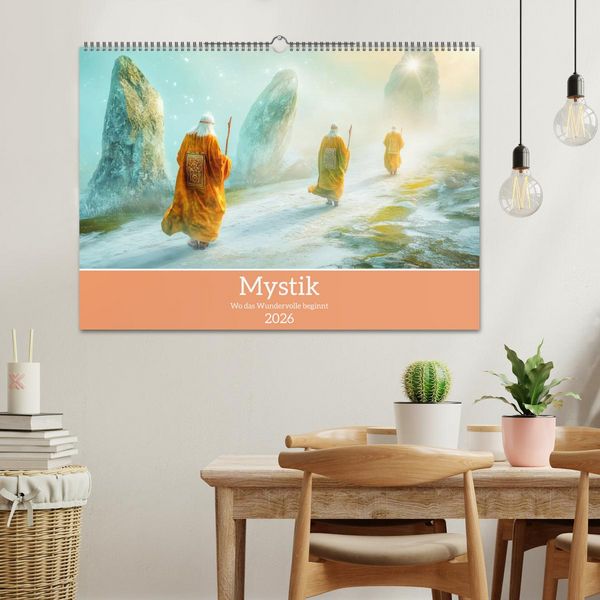 Produktbild: Mystik - Wo das Wundervolle beginnt (Wandkalender 2026 DIN A2 quer), CALVENDO Monatskalender